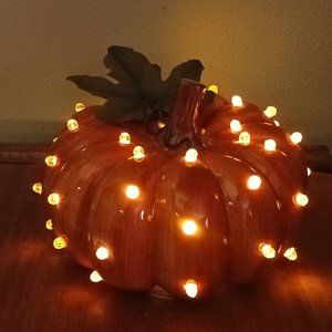 Halloween Gemlight Pumpkin Lamp From Gargoylery Studio